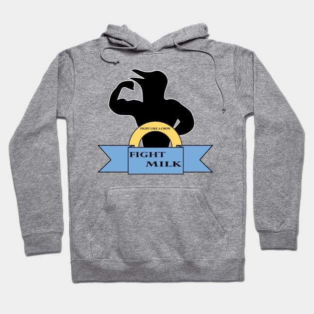 FIGHT MILK Hoodie by KO'd Tako